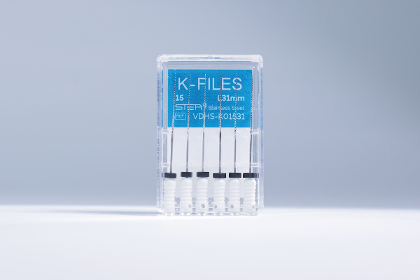 Ручные эндодонтические инструменты STEA K-Files, стальные, 31 мм, размер 15